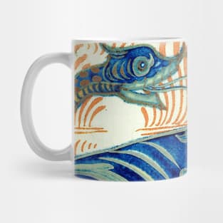 William De Morgan The Tiger And The Snake Mug